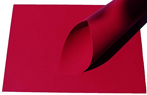 Top Lamination Laminiertechnik 10 Blatt Ton-Bastel-Karton DIN A5 240g/m² weinrot Dickes Ton-Papier 148x210mm super zum Basteln - komplett durchgefärbt bedruckbar - sehr stabil DIY Bastelideen
