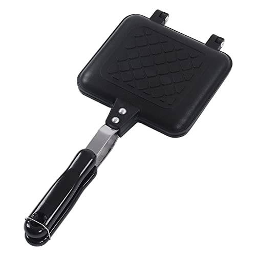 Heißer Sandwich-Maker, Antihaft-Panini-Pfanne, Sandwich-Pfanne, Frühstück, Doppelseitige Bratpfanne, Flacher Boden, Antihaft-Sandwich-Panini-Maker-Pfanne