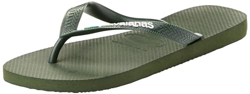 Havaianas Unisex Top Brasil Logo Flipflop, olivgrün, 34 EU