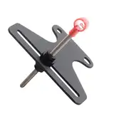 Tokaneit Recurve Bogenvisier,Einzelstift Visier,Jagdliche Sehenswürdigkeiten,Visier für Pfeil und Bogen,Universal Bogenvisier,Einzelne Metall Pin Visierung,Bogen und Pfeilzubehör