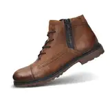 bugatti Herren 321-A0U3L Stiefel Kaltfutter, Cognac, 42 EU Weit