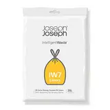 Joseph Joseph Intelligent Waste - Abfallbeutel mit perfekter Passform, 20 Stück, 17 Liter - grau