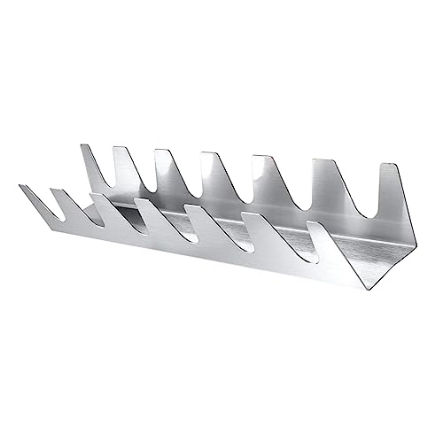 Mikinona Design Edelstahl Taco Rack Mexikanischer Pfannkuchenhalter Leicht Zu Reinigen Für Den Laden