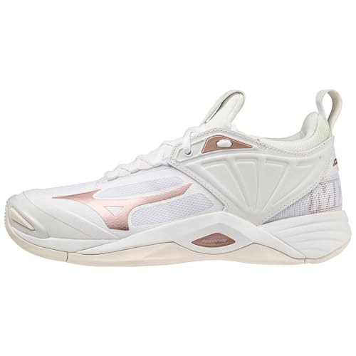Mizuno Damen Volleyball Shoes, White, 40.5 EU
