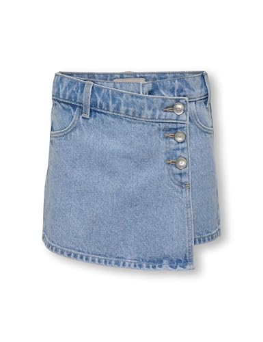 KIDS ONLY Mädchen Kogjenny Skort DNM Pim020 Hosenrock, Light Blue Denim, 158 EU
