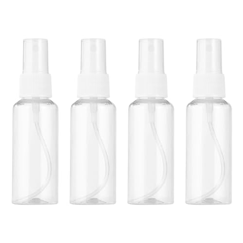 FuzlPnag 4 X 50ml sprühflasche Klein, Spray Bottle, Mini Zerstäuber Sprühflasche zum,Spray Bottle, Sprayflasche Leer