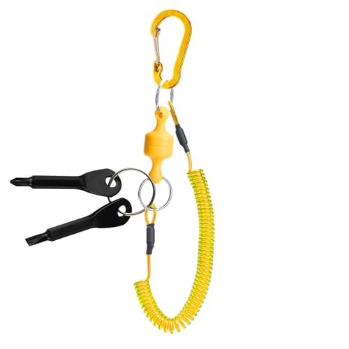 Magnetischer Fischerei -Netz Retraktor - Magnetische Kurzfreisetzungsschlüsselkette - Schnellförderungs -Fisch -Carabiner -Werkzeug für professionelle Leitfäden Turnier Anglers
