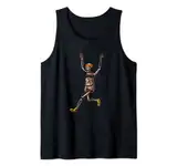 Lustiges Skelett Laufkostüm Tank Top