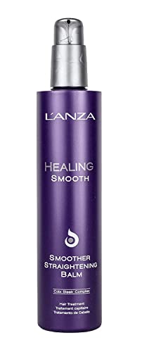 L'ANZA Reibungslose Heilung Glatter Glättungsbalsam (250 ml), Mit Anti-Kräusel-Technologie, Nährt & Spendet Feuchtigkeit, Fördert die Natürliche Glätte & Beweglichkeit, Anti Frizz Creme