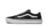 Vans Herren Old School Sneakers, Schuhweite Medium, Schwarz-Weiss, 45 EU