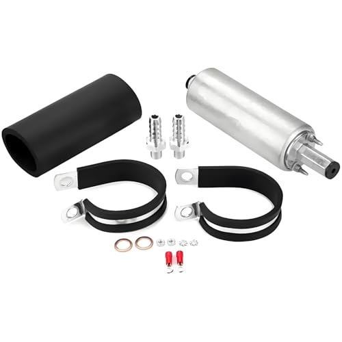 BOGJFC Kompatibel mit Hochleistungs- und Motorsportfahrzeugen. 255 LPH Inline-Hochdruck-Kraftstoffpumpensatz GSL392