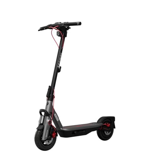 Segway-Ninebot F3 Pro D, E-Scooter mit Straßenzulassung für Erwachsene, 70km Reichweite im Eco-Modus, 120kg Tragfähigkeit, doppelte hydraulische Federung, Smart Display