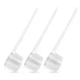 luckaide Messlöffel, 3 Stück Dosierlöffel, Messlöffel Gramm Transparent Scoop Löffel 5g mit Skala 2g, 3g, 4g Waagen für Proteinpulver Waschpulver