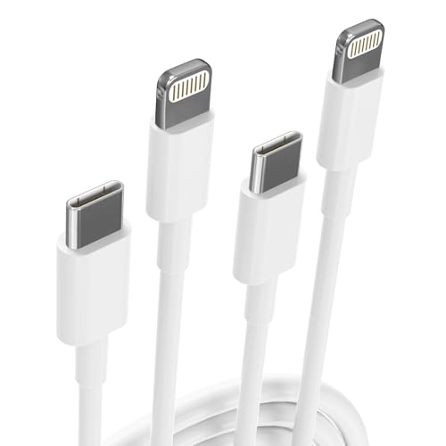 USB C Lightning Kabel, iPhone Ladekabel original [2Pack 2M+1M] Apple MFi Zertifiziert usb c Schnellladekabel iPhone Kabel für iPhone 14 Pro Max Plus/13/12/11/SE/XR/XS/iPad, für USB C Ladegeräte