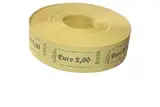 TAMLED Bonrolle Euro 2,00 gelb - 1000 perforierte Abrisse