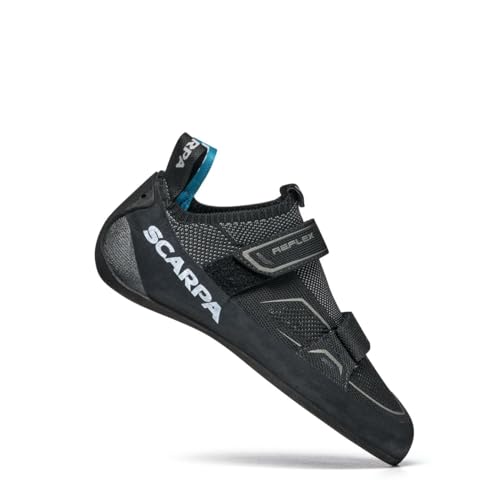 Scarpa Herren Reflex V Kletterschuhe, Black Gray Ffx, 42.5 EU