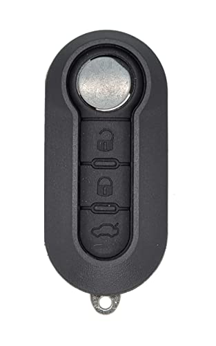 DigitalTech® Gehäuse mit 3 Tasten, kompatibel mit Fiat, Citroen, Peugeot, Lancia mit Schlüsselrohling.