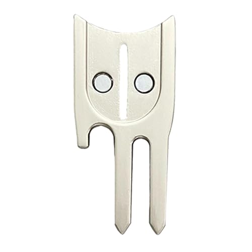 Golf Divot Gabel, Divot Ballmarkierungswerkzeug, Golfzubehör für Ballmarker Green Tool – Reparaturgabel für Golf-Green, tragbarer Ballmarker, Go-Zubehör