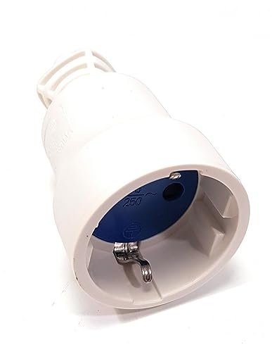 SOLERA Bipolare Luftfahrtbasis, 16 A, 250 V, Gummi, Weiß