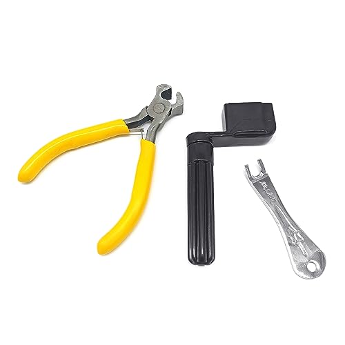 Gitarrensaitenschneider, Bundzange, praktischer Bundabzieher, Entfernungszange, Saitenschneider, Gitarrenstegstifte, Abzieher, Reparaturwerkzeug