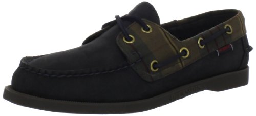 Sebago Women's Spinnaker Boat Shoe,Black/Tribal,6 M US