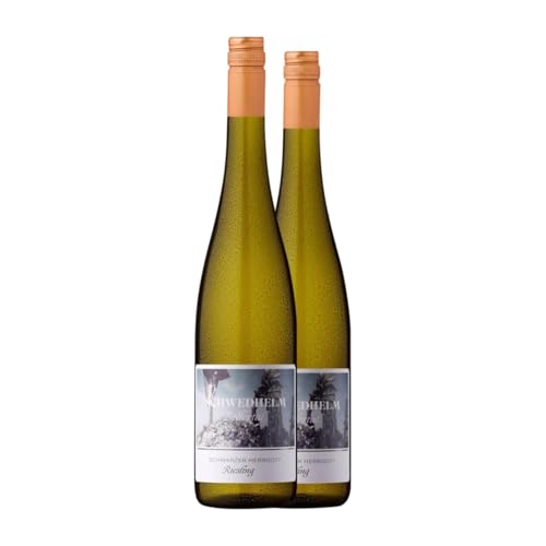 Klosterhof Schwedhelm Schwarzer Herrgott Riesling Pfälz 75 cl Weißwein (Karton mit 2 Flaschen von 75 cl)