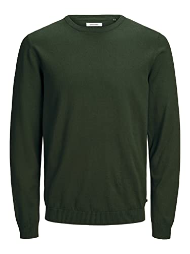 JACK & JONES Herren JJEBASIC Knit Crew Neck NOOS 12137190, Rosin, XXXL