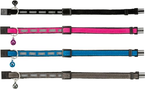 TRIXIE Katzenhalsband, reflektierend, Samt