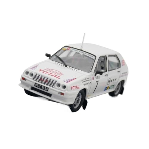 XIYUEYING Maßstabsgetreues Modell Citroen Visa 1000 Pistes WRC Rallye-Automodellsammlung Im Maßstab 1:43 Miniaturmodelle