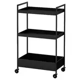 IKEA NISSAFORS Servierwagen, schwarz 50.5x30x83