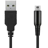 CABLEPELADO USB-Ladekabel, Kabel für 3DS, kompatibel mit Nintendo New 3DS XL/New 3DS XL/3DS XL/3DS New 2DS XL/New 2DS XL/2DS XL/2DS XL/2DS XL/2DS/DSi/DSi XL, 1,20 m, Schwarz