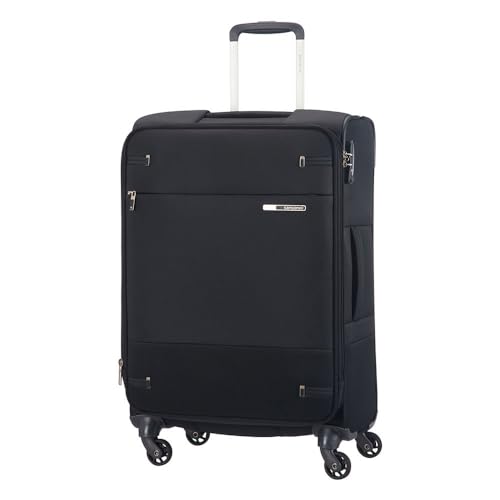 Samsonite Base Boost - Spinner M Erweiterbar Koffer, 66 cm, 67,5/73,5 L, Schwarz (Black)