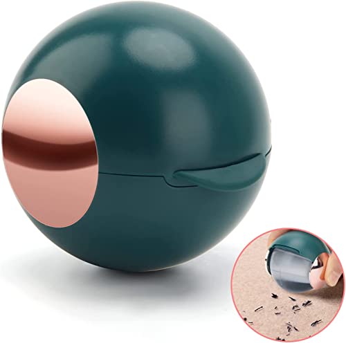 Vibbang Wiederverwendbarer Gel-Fusselroller, Mini Waschbare Kklebrige Gel Fusselrolle Ball für Haustier Haar, Tragbarer Reise Lint Remover mit Abdeckung, Klebriger Fusselrolle Abwaschbar(Grün)