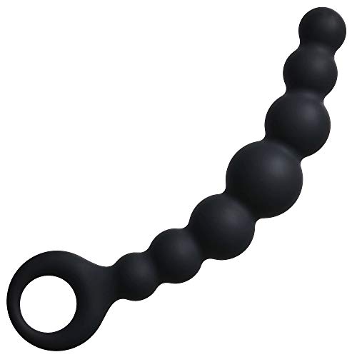 Silikon Buttplug mit 7 Kugeln, Silikon Anal Dildo mit Anal Kugeln Anal beads Anal Sexspielzeug für Männer und Frauen