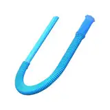 Trocknerlüftungsaugschlauch - 80 cm PE-Schlauch für effektive Reinigung - Mit Pelzentferner und Staubsaugeradapter - Einfach zu bedienen, langlebig und wiederverwendbar