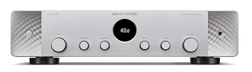 Marantz Stereo 70s Stereo-Gerät mit HDMI-Umschaltung, Streaming über HEOS Built-in, Phono-Eingang und UKW-/DAB+-Radio - Silber