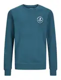 Jack & Jones Jungen Jjeswift Sweat Crew Neck Noos Jnr Sweatshirt, Deep Teal, 152