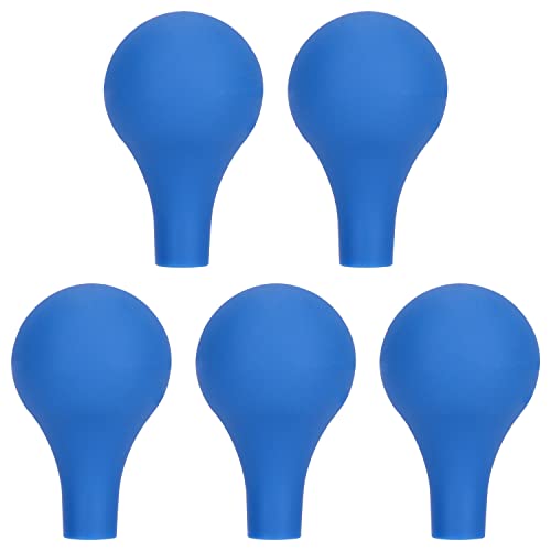 stonylab Pipettierball, 5pcs Pipettenbirne Tropfpipetten Gummikappen Pipette Saugball für 1-20 ml Pipetten Laborzubehör