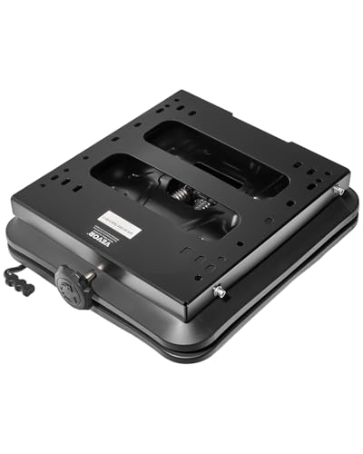 VEVOR Sitzfederungssatz mit Sitzgleitschiene, luftgefederte Sitzfederung mit Staubschutz, 150 mm von vorne nach hinten verstellbar, Traktor-Sitzfederungssatz für Zero-Turn-Rasenmäher, Gabelstapler