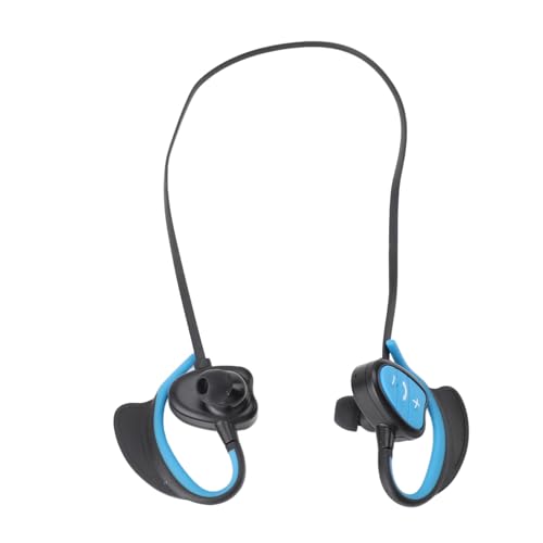 KENANLAN Knochenleitungskopfhörer Bluetooth, MP3-Kopfhörer Zum Schwimmen, IPX8 Wasserdicht, Kabellose Sport-Unterwasser-Kopfhörer mit Offenem Ohr, Zum Schwimmen, Surfen, Laufen, (Blau)