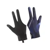 rockible 3-Finger Pool Handschuhe rutschfeste, 3 Finger Snooker Gloves Wear-Resistant, Billiard Pool Cue Gloves Non Slip, Offene DREI Finger Pool Handschuhe Leicht, Blaue Linke Hand