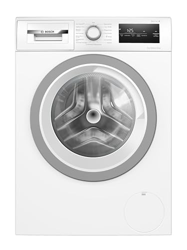 BOSCH WAN28127 Waschmaschine Serie 4, Frontlader mit 8kg Fassungsvermögen, 1400 UpM, Iron Assist, Active Water Plus, EcoSilence Drive, Speed Perfect, Weiß, 60cm