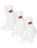 Occulto Herren & Damen Deutschland Fanartikel Tennis Socken 3er Pack Deutschland 43-46