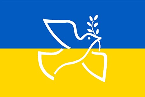 Ukrainische Flagge, Ukrainische Flagge, 150 cm x 90 cm, ukrainische Flagge