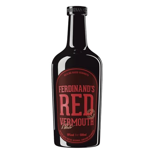 Ferdinand's | Red Vermouth | 500 ml | Der erste Riesling-Wermut der Welt | Florale & würzige Aromen | Trocken & komplex