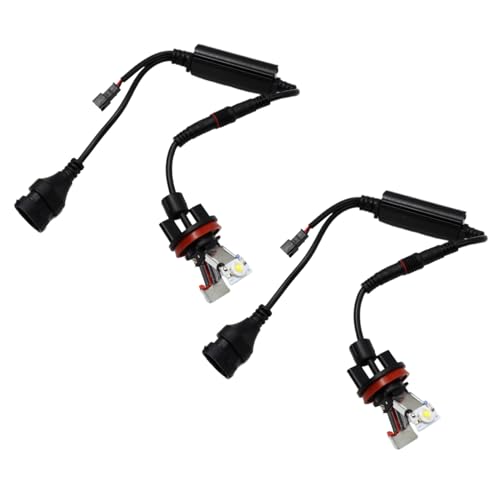 YananAC 2 Stücke H8 LED Angel Eyes für E90 E92 E87 E82 1er 3er 5er E60 6er E63 X5 X6 X1 Z4 Angel-Eye-Scheinwerfer 07119906503-07 11 9 906 503-9906503