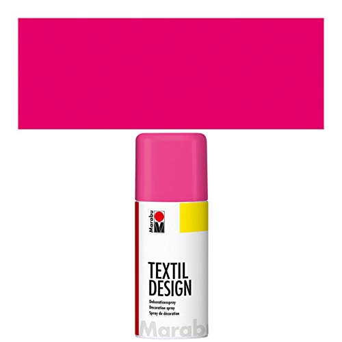 CREATIV DISCOUNT® NEU Marabu Textil Design Spray,150ml, Neon-Pink
