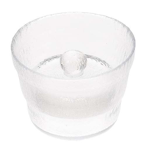 HEMOTON Japanische Gurke Maker Tsukemono Presse Schüssel Glas Gurke Jar Mit Gewichte Deckel für für Gurken Kimchi Sauerkraut Kombuch Thickning (Transparent)