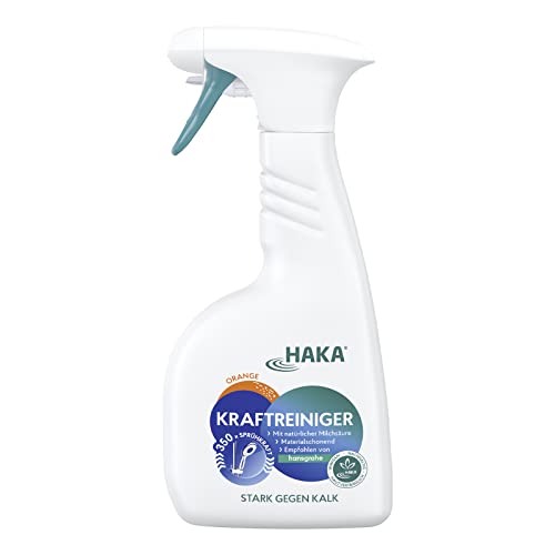 HAKA Kraftreiniger-Spray, 350 Anwendungen, für Kalk und Schmutz in Bad und Küche, 500 ml