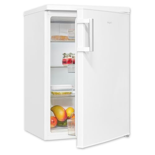 Exquisit Kühlschrank ohne Gefrierfach, 133 Liter, Vollraumkühlschrank freistehend, Türanschlag Wechselbar, KS516-V-H-010E weiss